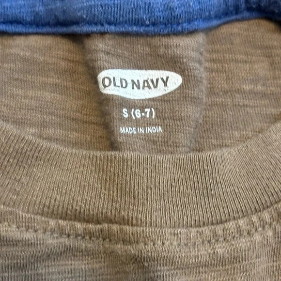 Old Navy Boys Brown Graphic Tank Top Beach Surfer Neon Purple PInk Size Small - Picture 3 of 4